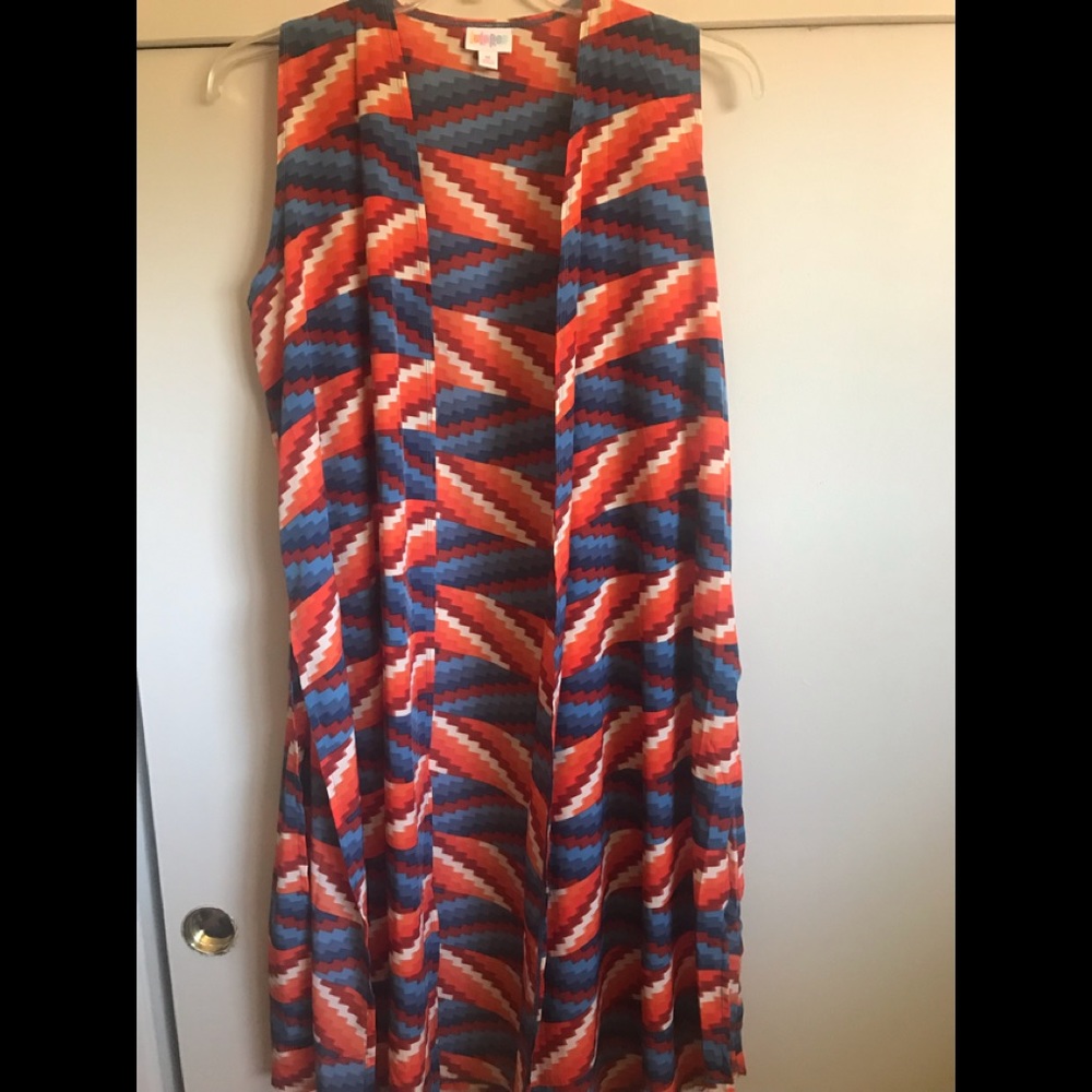 LLR duster vest
